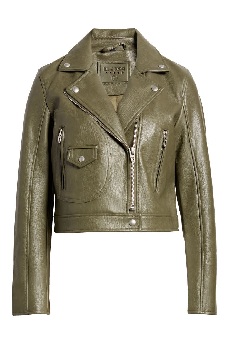 Faux Leather Moto Jacket, Alternate, color, NOT YOUR AVERAGE
