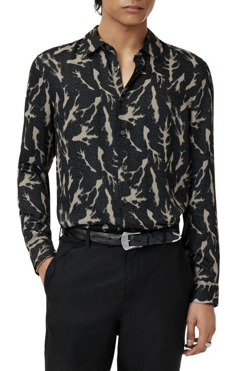 Ross Abstract Button-Up Shirt
