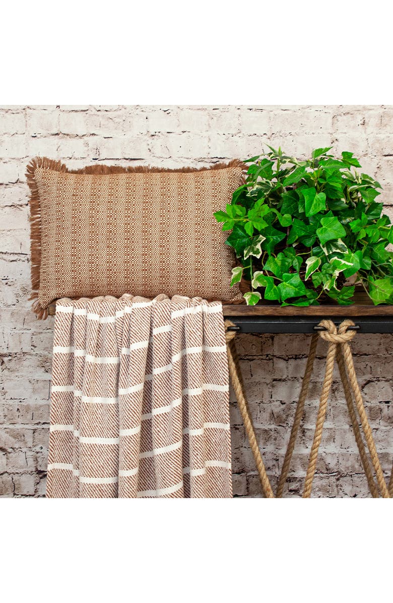 PARKLAND COLLECTION Stripe Accent Pillow, Alternate, color, 