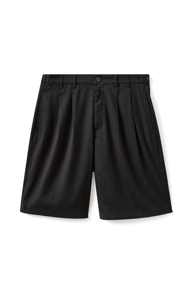 Cotton On Men's Super Baggy Pleated Short, Alternate, color, Black