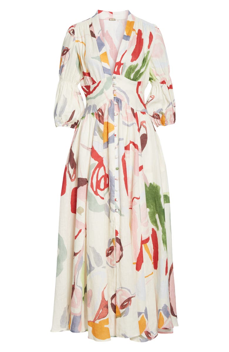 Cult Gaia Willow Eyelet Maxi Dress, Alternate, color, 