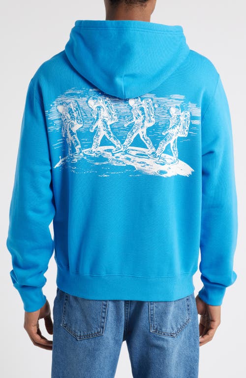 Billionaire Boys Club Bb Dune Alpha Graphic Hoodie In Blue