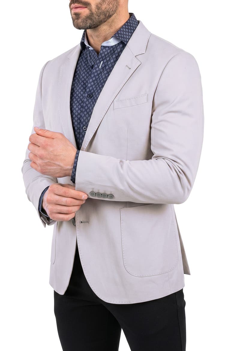 Descartes Unconstructed Sport Coat, Alternate, color, WHITE