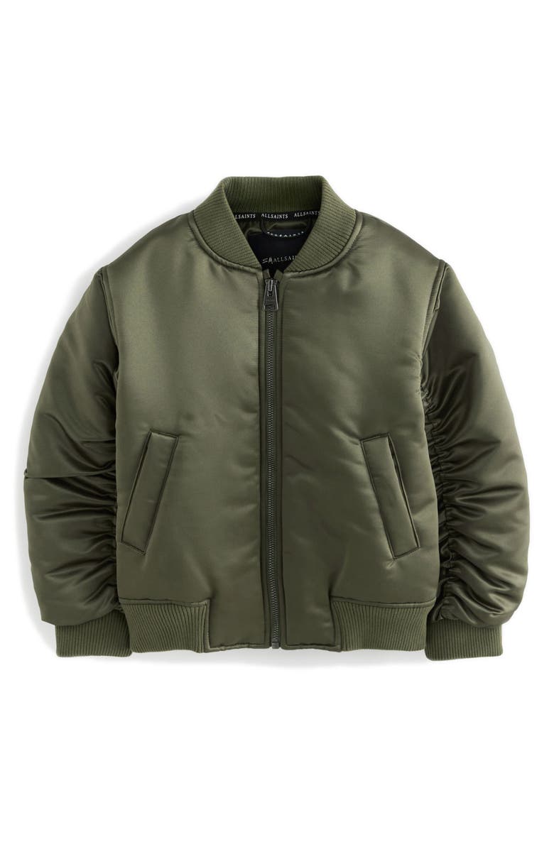 Kids' Insulated Satin Bomber Jacket