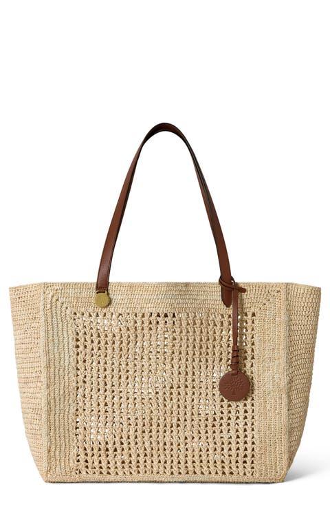 Crochet Raffia Tote
