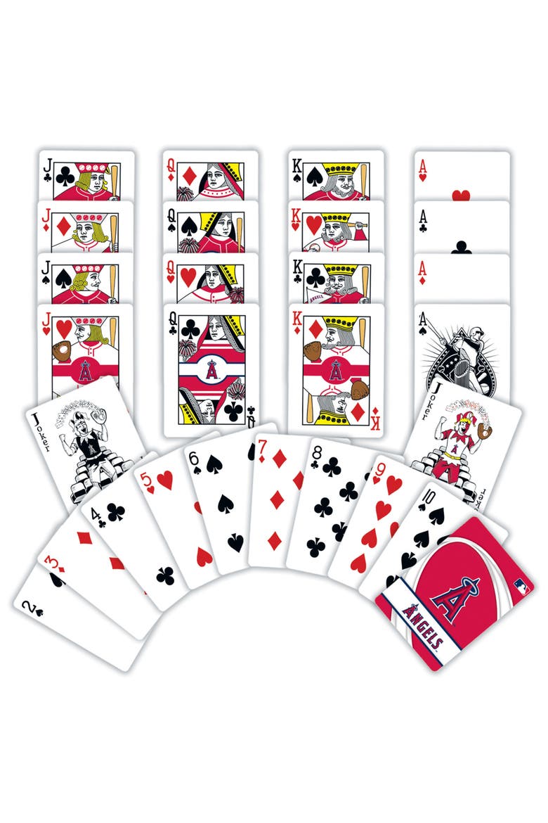 Los Angeles Angels Playing Cards, Alternate, color, Multicolor