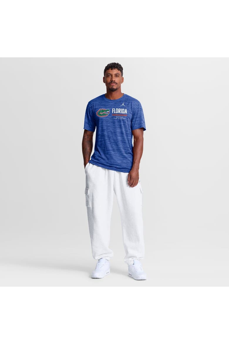 Men's Jordan Brand Royal Florida Gators Sideline Velocity Dri-FIT T-Shirt, Alternate, color, Royal