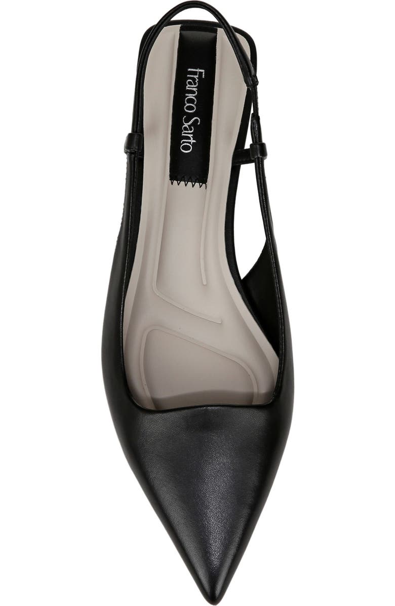 Franco Sarto Palmira Slingback Pointed Toe Pump - Wide Width Available, Alternate, color, Black