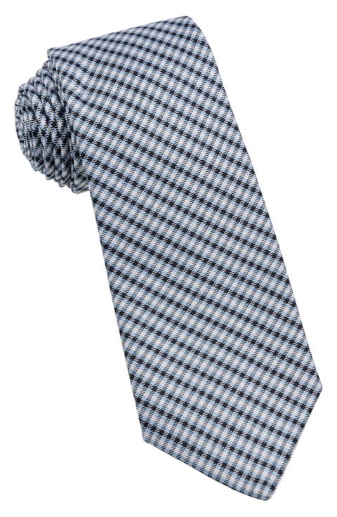 Plaid Silk Tie