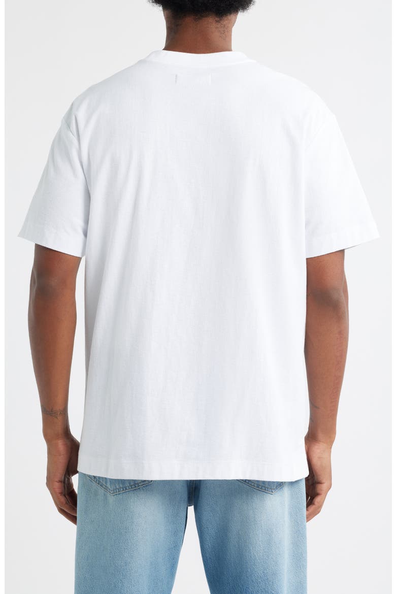 Textured Cotton Jersey Graphic Muscle Tee, Alternate, color, WHITE
