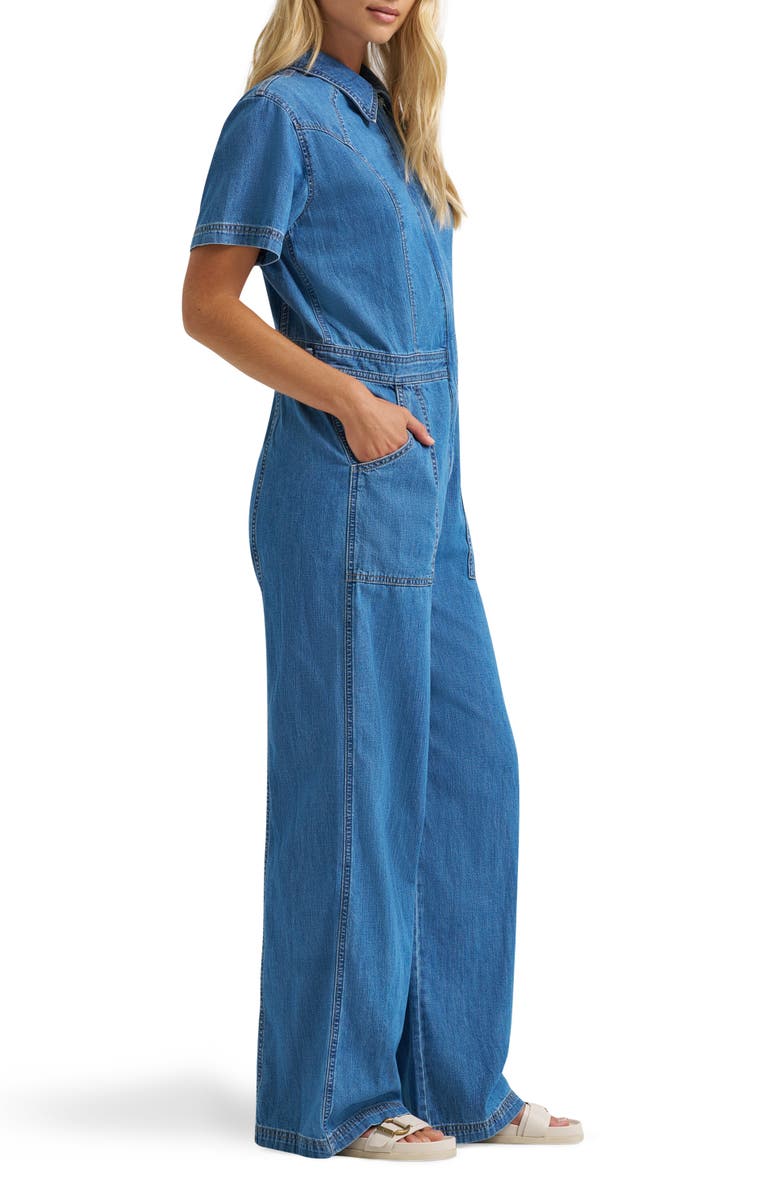 Wrangler Denim Jumpsuit, Alternate, color,