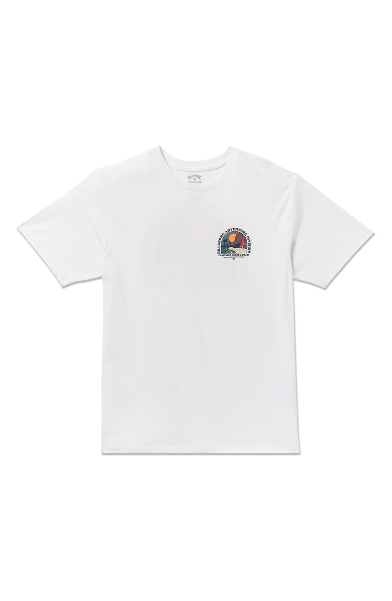 Billabong Sundown Adventure Division Cotton Graphic T-Shirt, Alternate, color, White