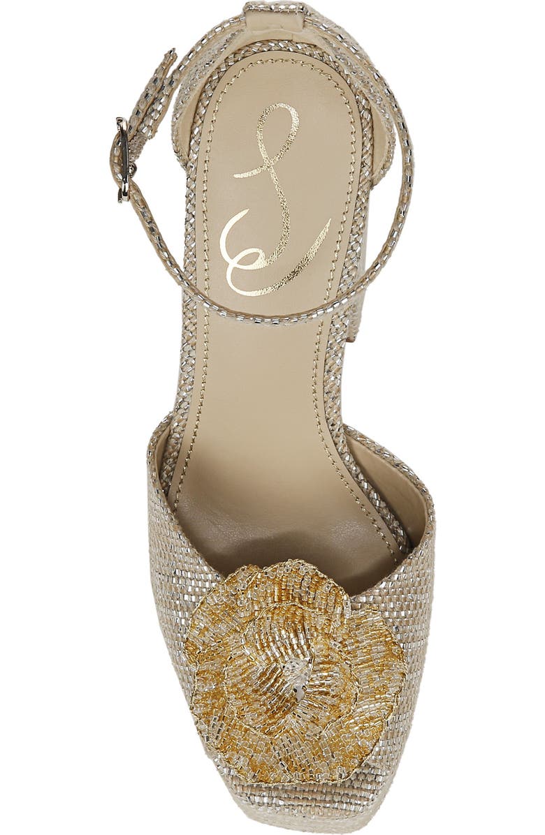 Sam Edelman Kori Flora Ankle Strap Platform Sandal, Alternate, color,