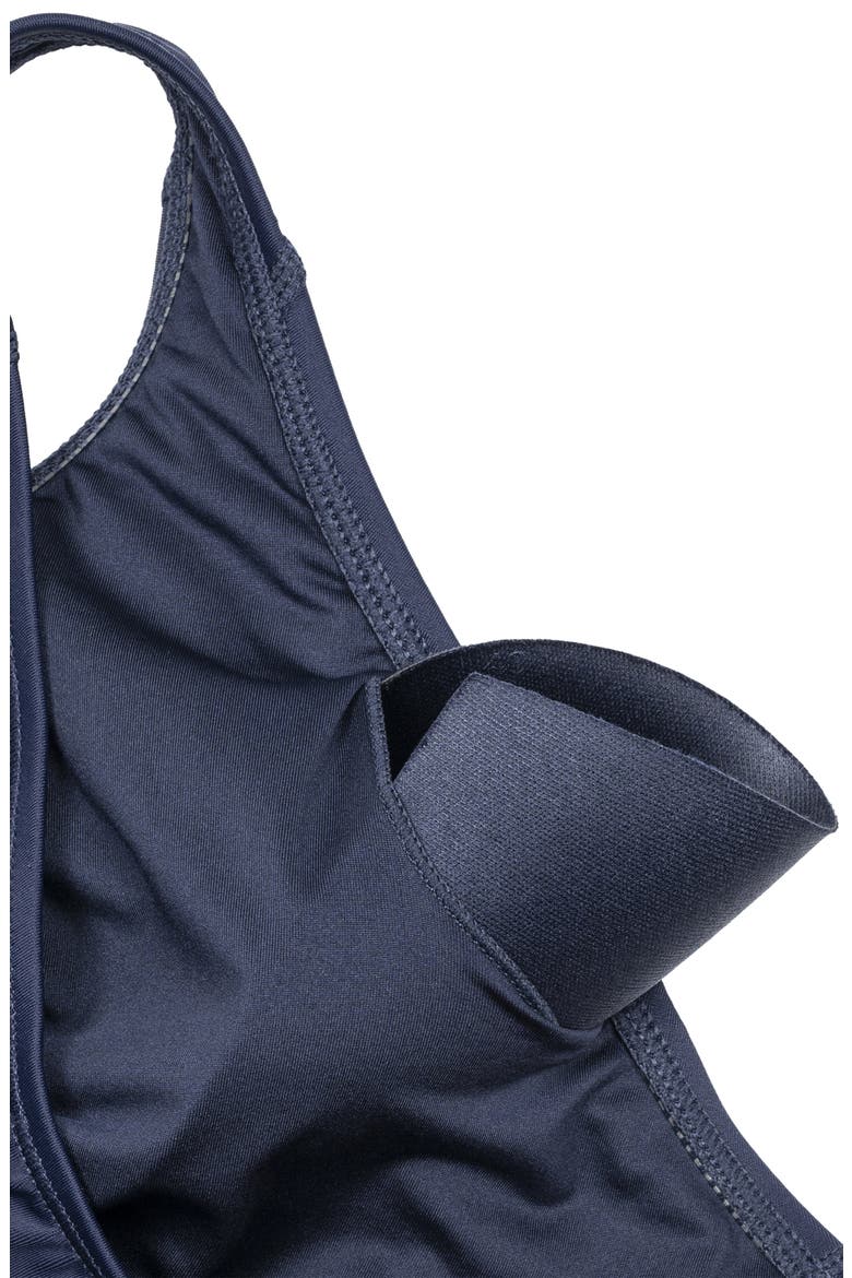 Plus Size Maya Tankini Swim Top With Removable Cups, Alternate, color, Blue Drift