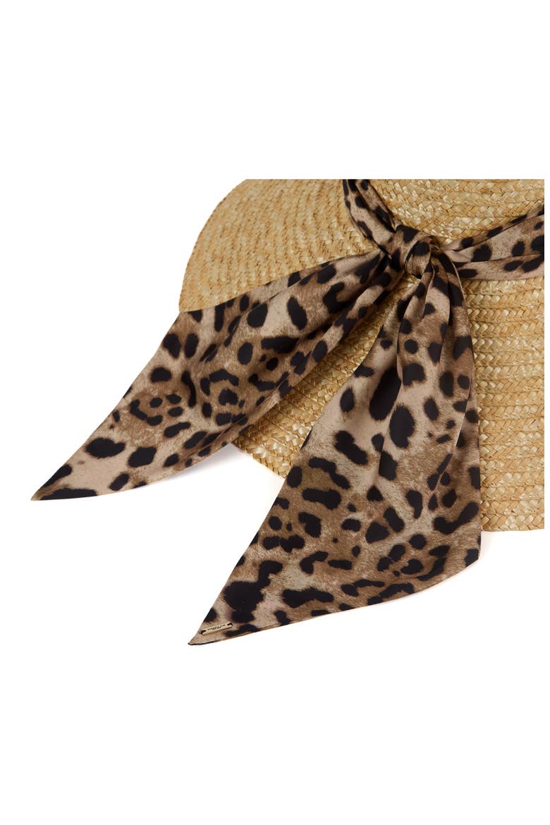 Mirabel UPF 50+ Straw Sun Hat, Alternate, color, NATURAL
