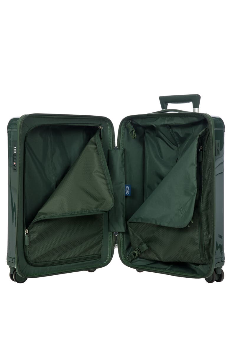Positano Hardside Expandable 21" Carry On Spinner Luggage, Alternate, color, Emerald
