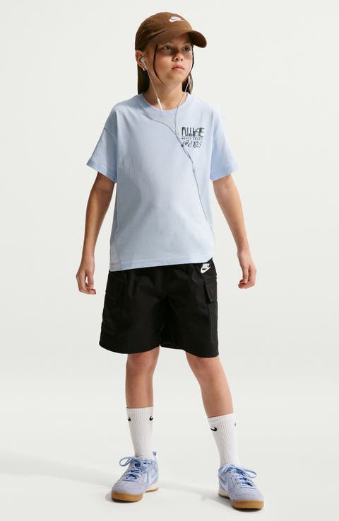 Kids' Max90 Swoosh Sounds Graphic T-Shirt (Little Kid & Big Kid)