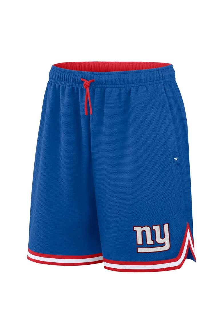 Men's Fanatics Royal New York Giants Fearless Drive Shorts, Alternate, color, Royal