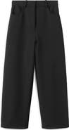 MANGO Crop Straight Leg Pants