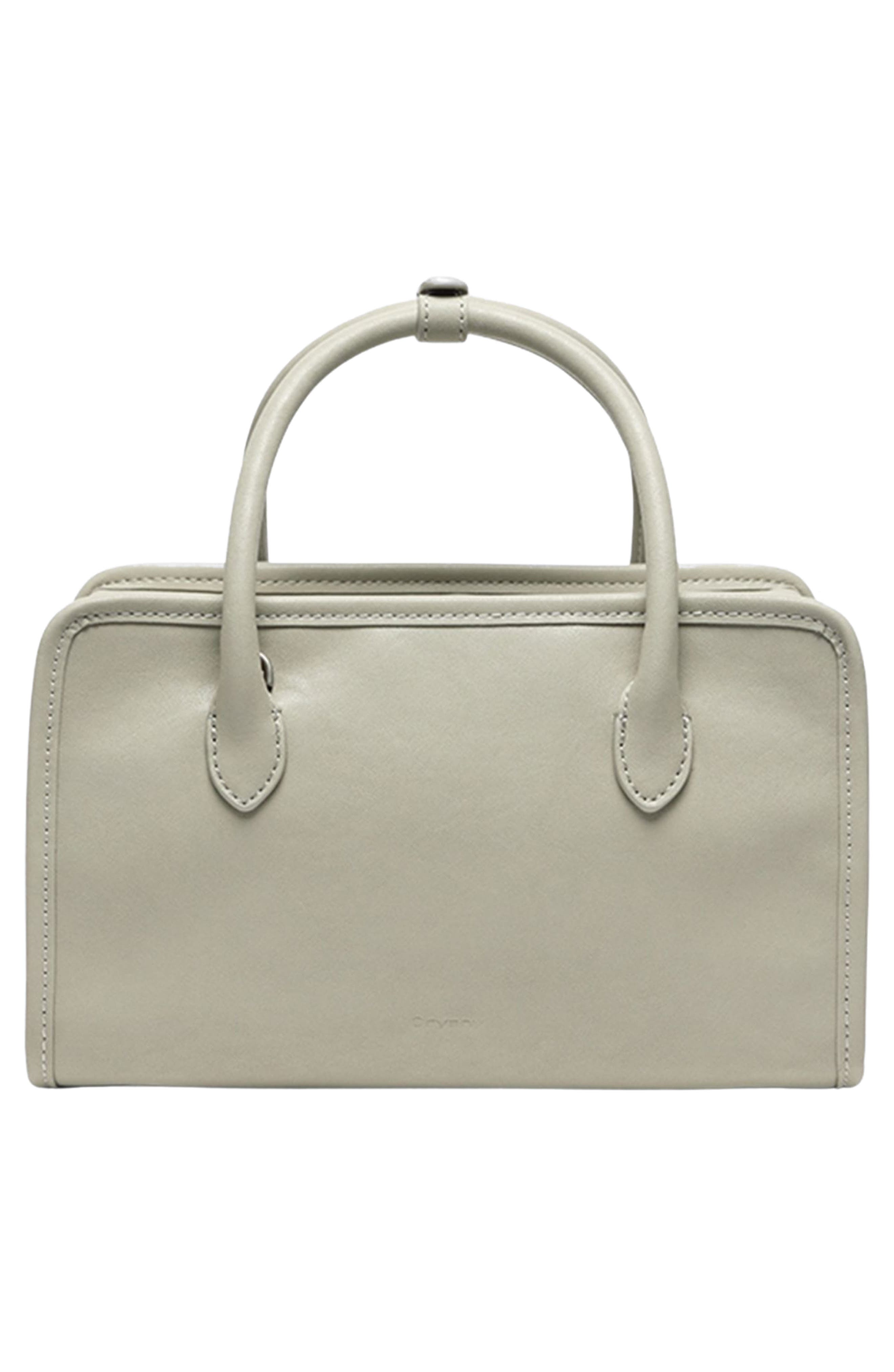 Oryany Claude Leather Satchel, Alternate, color, Foggy