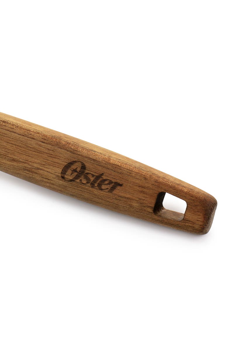 Acacia Wood Slotted Spoon Cooking Utensil, Alternate, color, Dark Brown