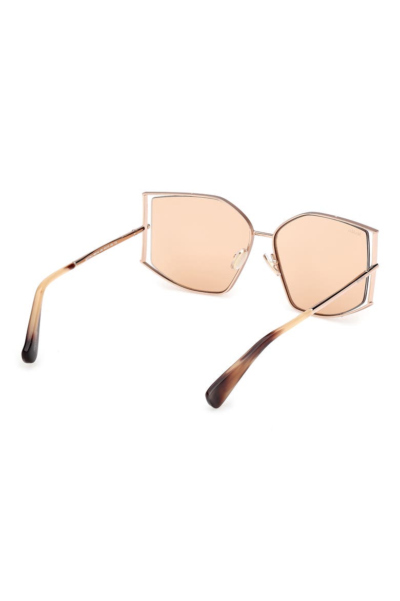 Menton 59mm Cat Eye Sunglasses, Alternate, color, ROSE GOLD/ CAMEL/ PEACH