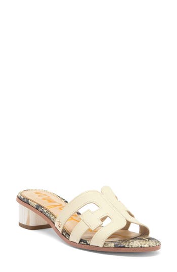 SAM EDELMAN SAM EDELMAN ILLIE BLOCK HEEL SLIDE SANDAL 