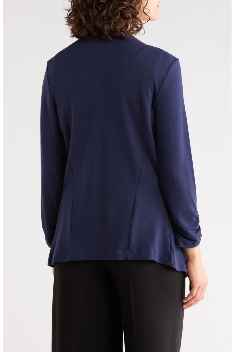 Irene Collarless Blazer, Alternate, color, PEACOAT NAVY