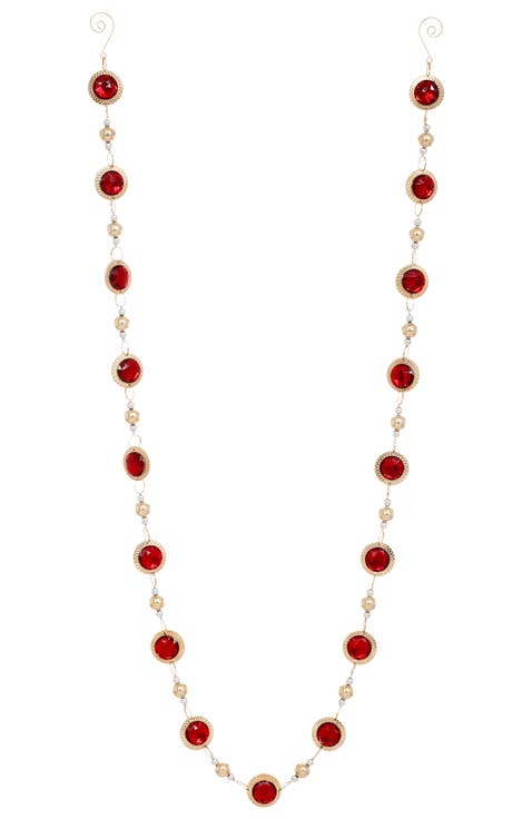 Jeweled Bead Garland, Set of 4