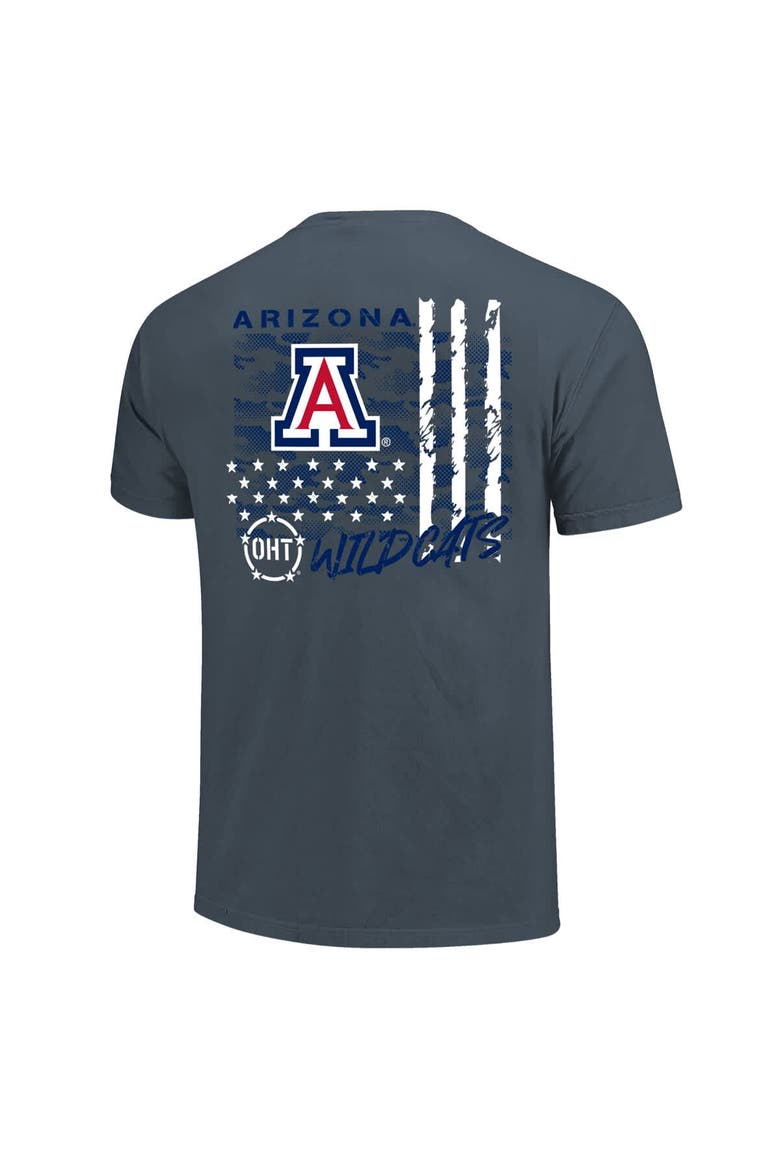 Men's  Navy Arizona Wildcats Comfort Colors OHT Camo Overlay T-Shirt, Alternate, color, Navy