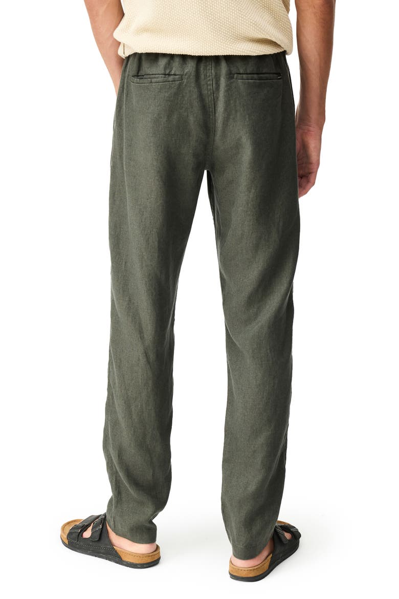 Linen Resort Pants, Alternate, color, BAYLEAF