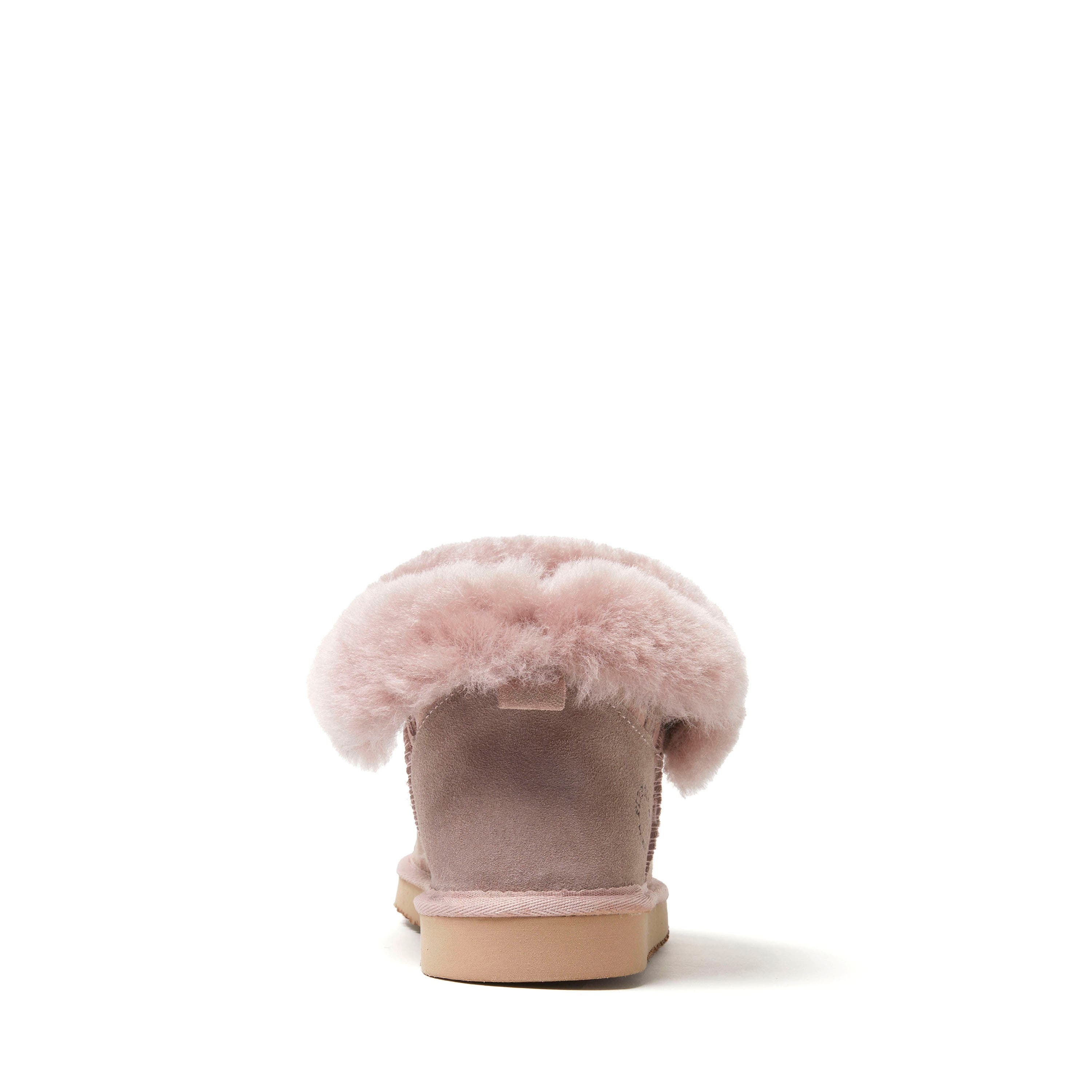 Kids' Fireside Bunbury Genuine Shearling Boot, Alternate, color, Dusty Pink