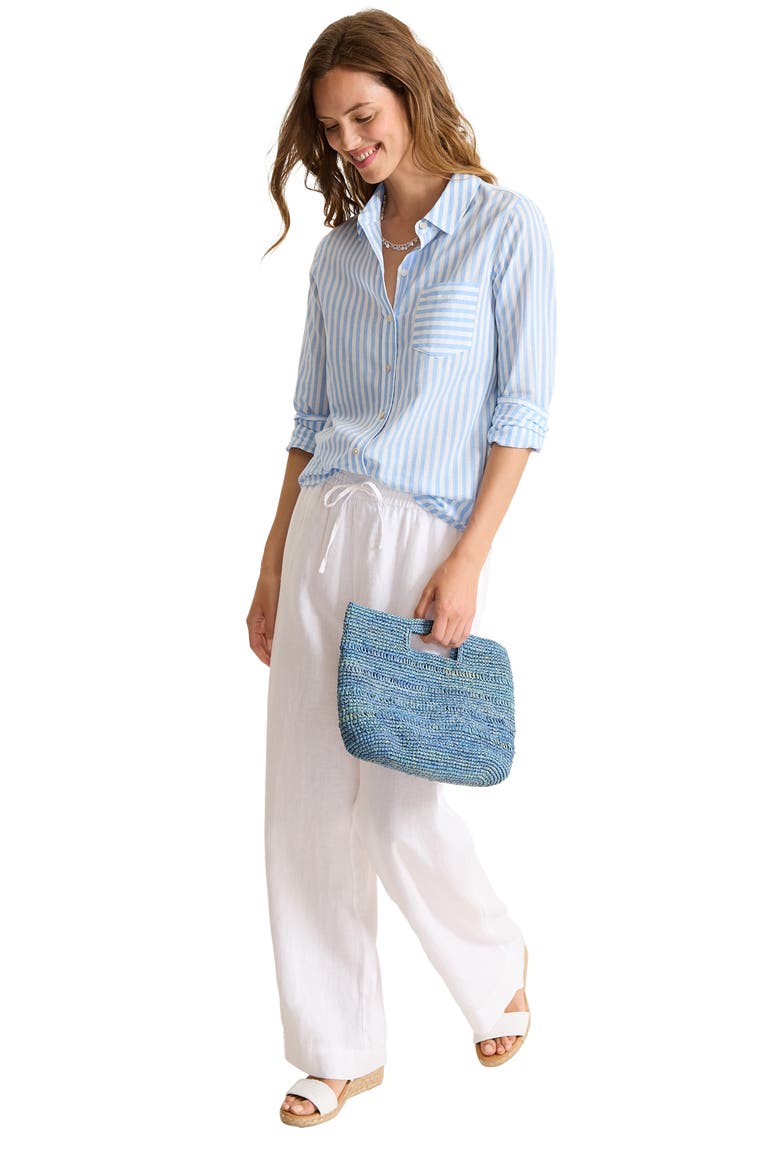 Oceanic Oasis Shirt, Alternate, color, BIG SKY BLUE
