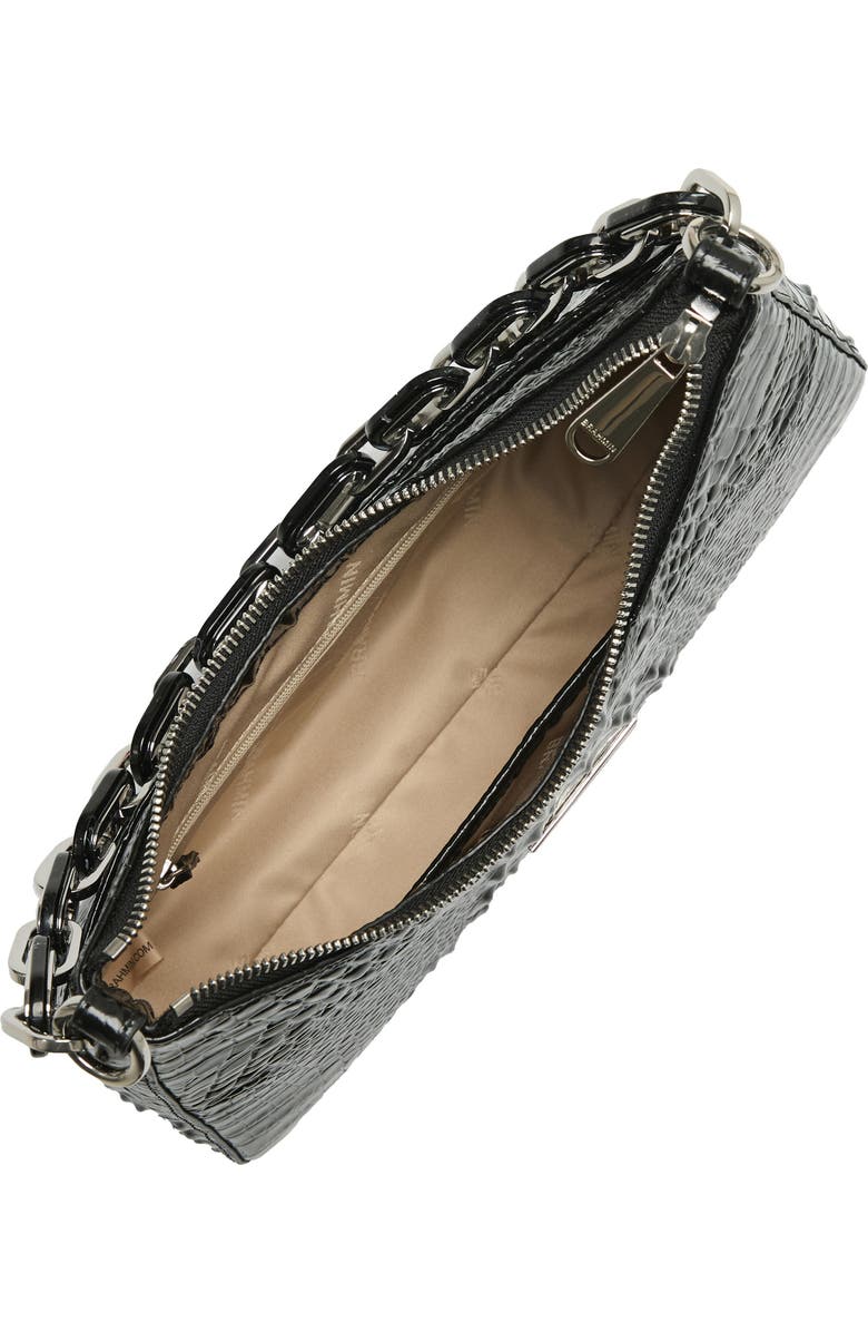 Brahmin Mod Esme Croc Embossed Leather Shoulder Bag, Alternate, color,