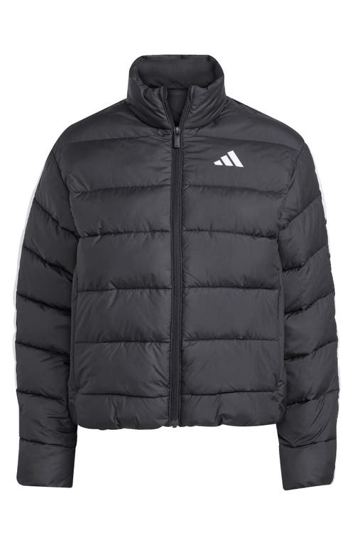 Adidas Originals Adidas Climawarm 3-stripes Puffer Jacket In Black