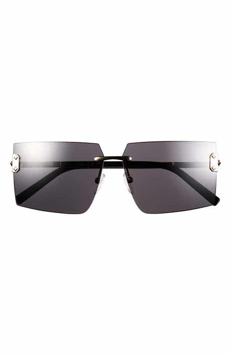 62mm Rectangular Sunglasses