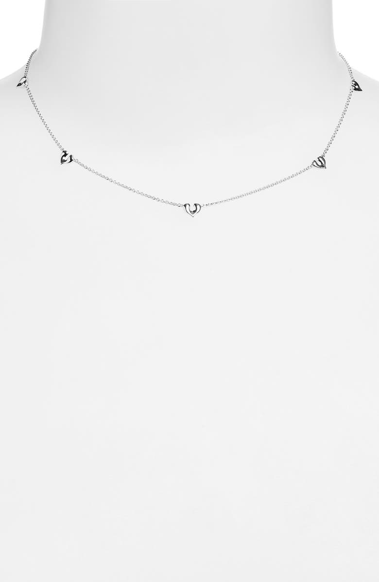 Missoma Molten Heart Mini Charm Choker, Alternate, color, 