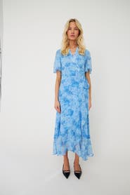 CRAS Lineacras Floral Wrap Midi Dress