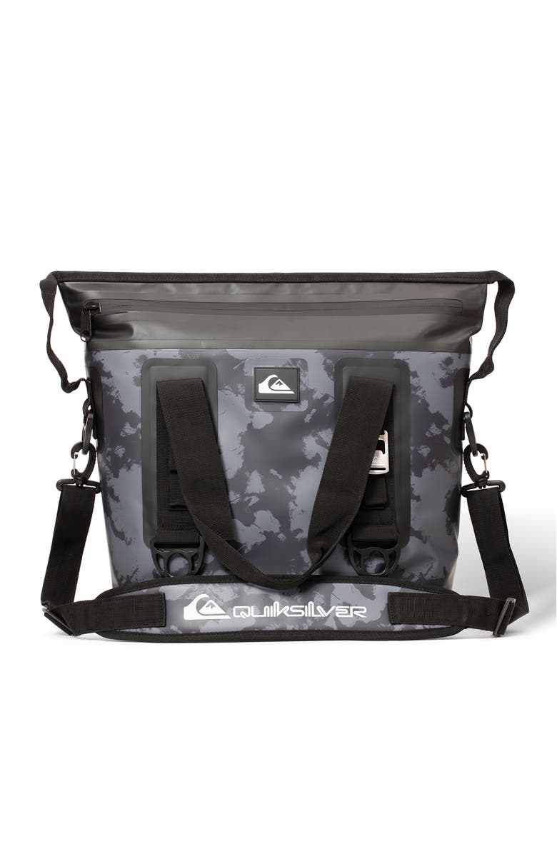 Quiksilver Coastal 20L Multi-Layer Insulated Tote Cooler Bag with Bottle Opener, Main, color, Tie-Dye