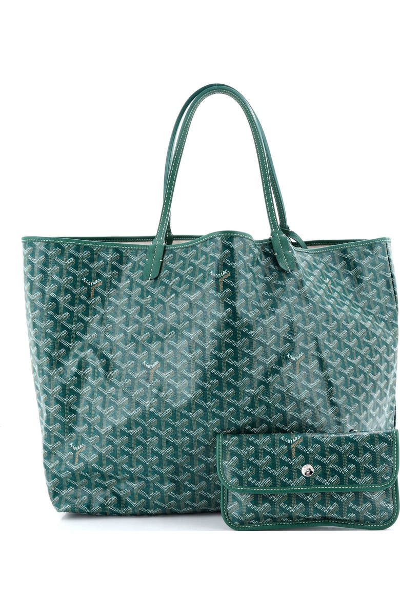 Pre-Owned Goyard Saint Louis Tote Coated Canvas GM, Alternate, color, Green
