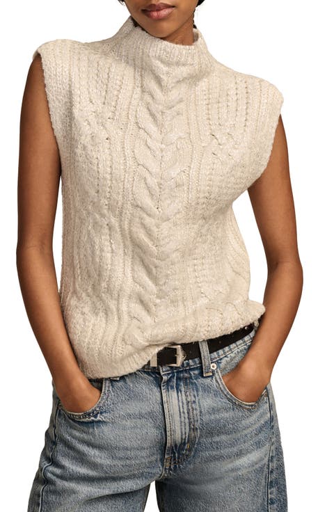 Metallic Sweater Vest