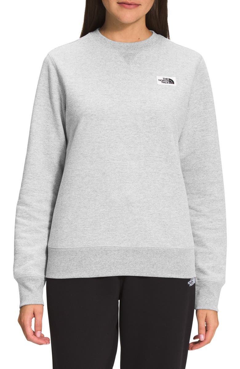 The North Face Heritage Patch Crewneck Sweatshirt, Main, color,