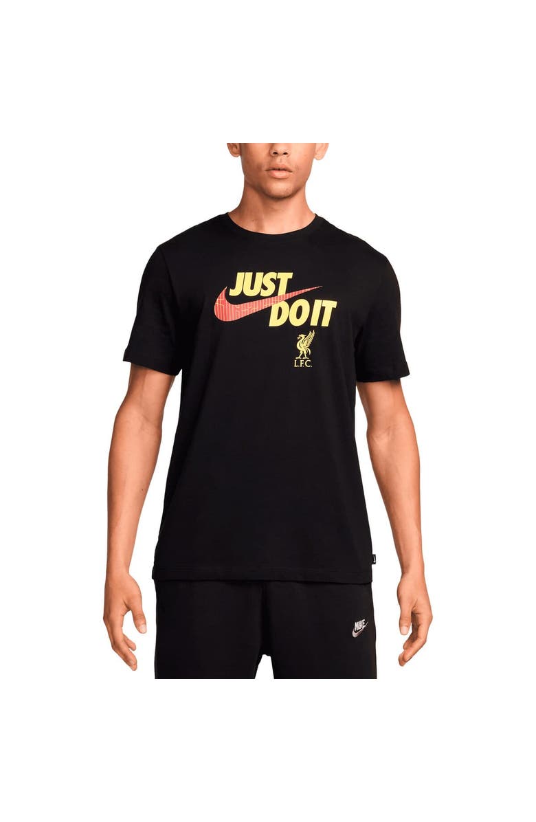 Nike Men's Nike  Black Liverpool Just Do It T-Shirt, Main, color, 