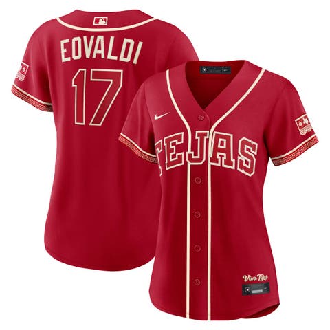 Women's Nike Nathan Eovaldi Red Texas Rangers 2026 City Connect Stadium Jersey