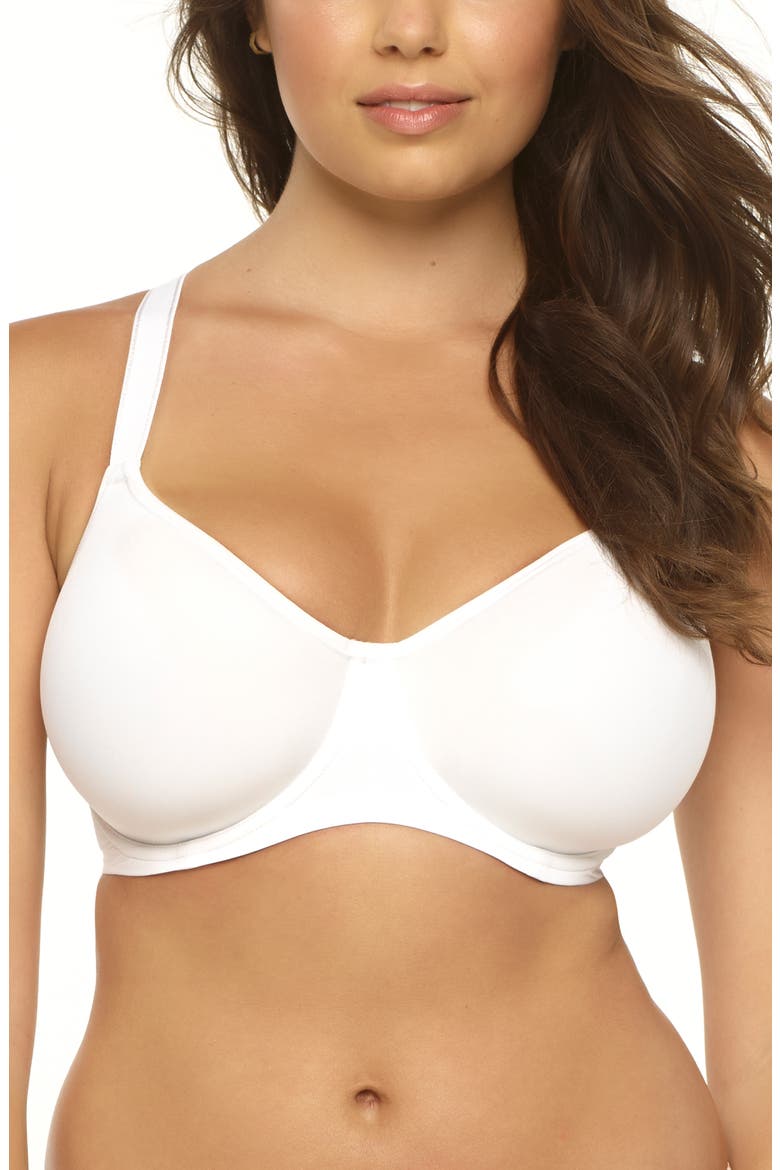 Topaz Contour Bra, Main, color, WHITE