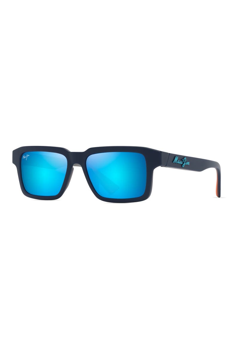 Kahiko 53mm PolarizedPlus2® Gradient Square Sunglasses, Alternate, color, MATTE DARK BLUE