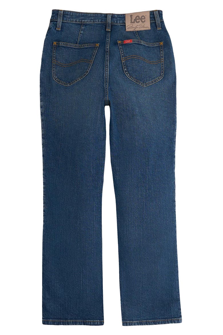 Marilyn High Waist Straight Leg Jeans, Alternate, color, MIDSHADE