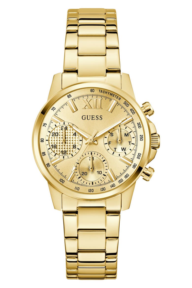 Bailey Chronograph Bracelet Watch, 36mm, Main, color, GOLD TONE/ GOLD