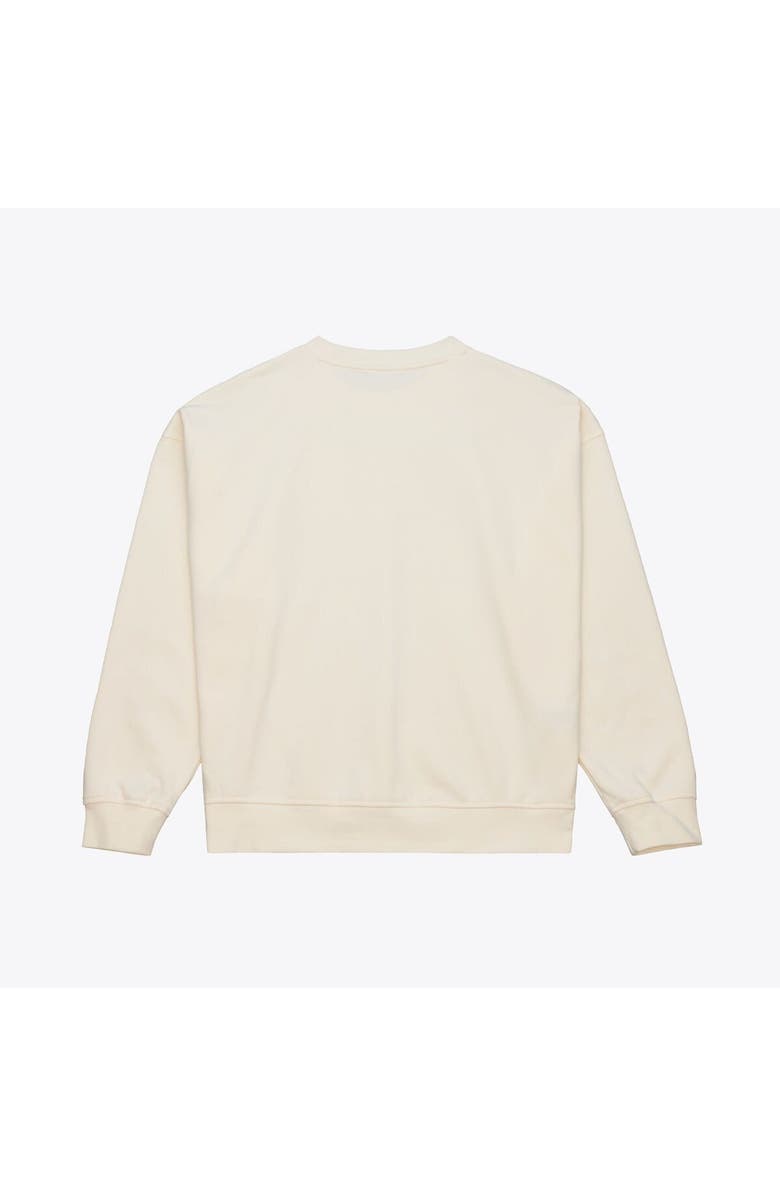 Mitchell & Ness Women's Mitchell & Ness Cream New York Knicks Floral Crewneck Sweatshirt, Alternate, color, Cream