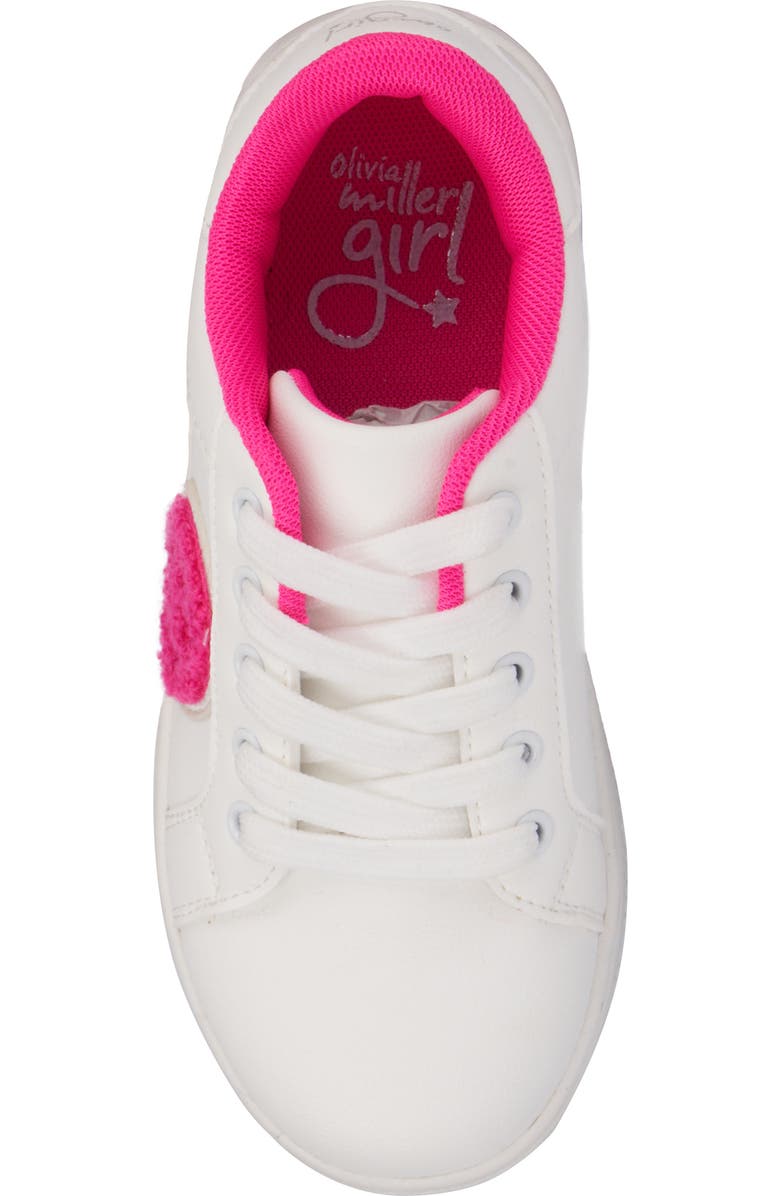 OLIVIA MILLER Kids' Smiley Face Sneaker, Alternate, color,